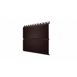 ГРАНД ЛАЙН ЭкоБрус 0,345 Gofr Grand Line 0,5 Satin RAL 8017 шоколад