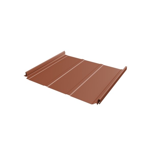 ГРАНД ЛАЙН Кликфальц Pro Line Grand Line 0,45 Drap ST с пленкой на замках RAL 8004 терракота