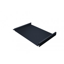 ГРАНД ЛАЙН Кликфальц Grand Line 0,45 Drap TwinColor с пленкой на замках RAL 7024 мокрый асфальт
